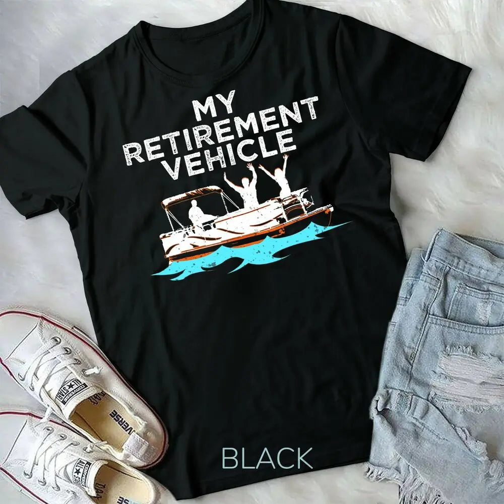 My Retirement Vehicle Pontoon T-Shirt