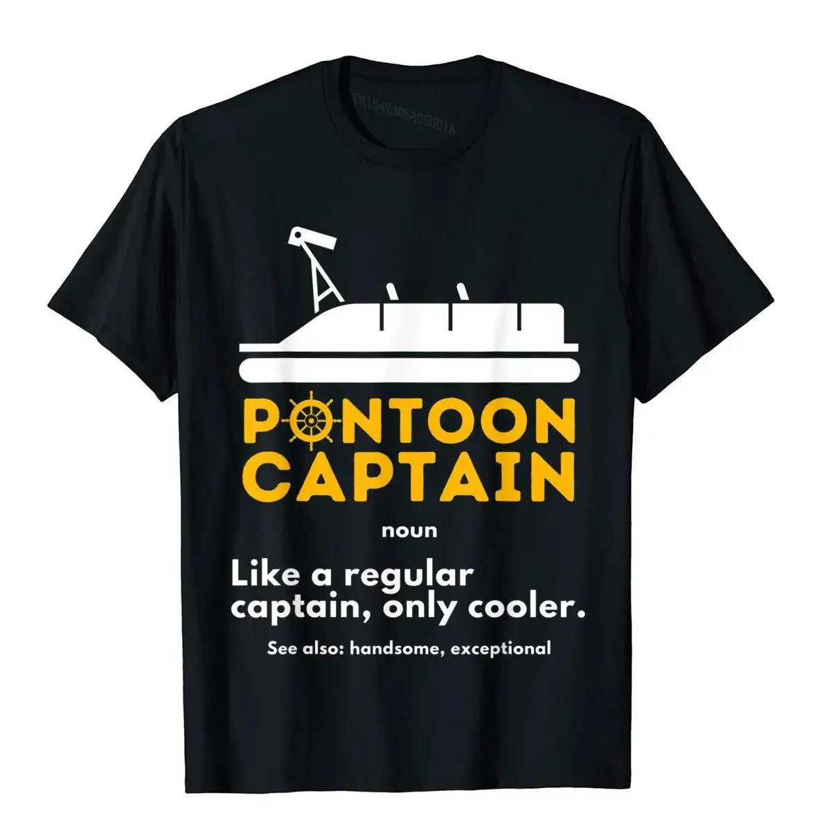 Pontoon Captain Definition Funny T-Shirt