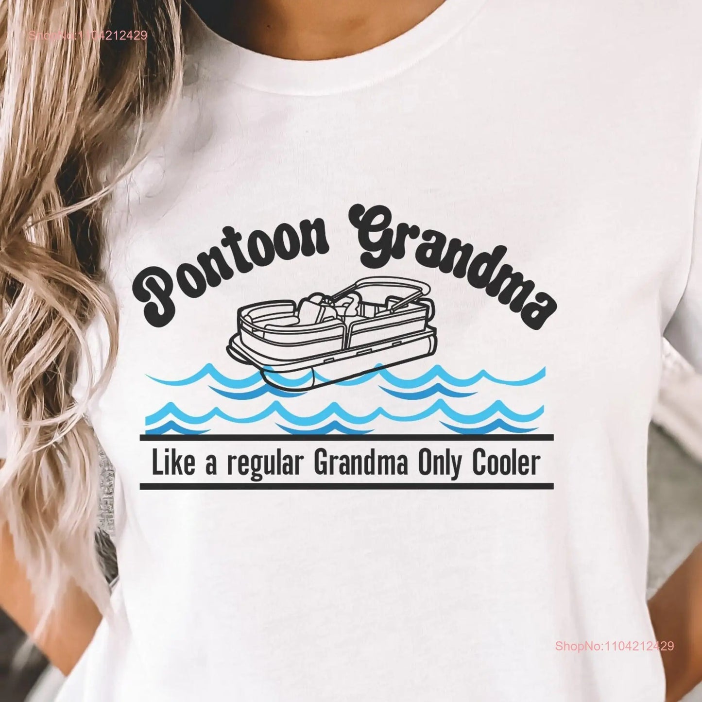 Pontoon Grandma Party in Slow Motion T-Shirt