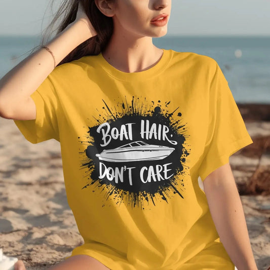 Boat Hair Don’t Care T Shirt