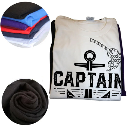 Awesome Captain Anchor Skull T-Shirt