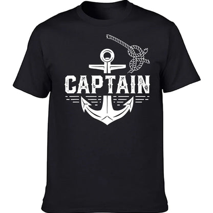 Awesome Captain Anchor Skull T-Shirt